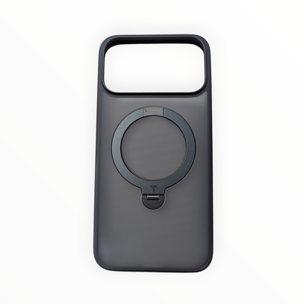 X4-Poly TORRAS Ostand Q3 Spin Magnetic Rotatable Case iPhone 17 Pro Max Black